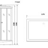 Душевая кабина Timo Comfort T-8809 F 90х90